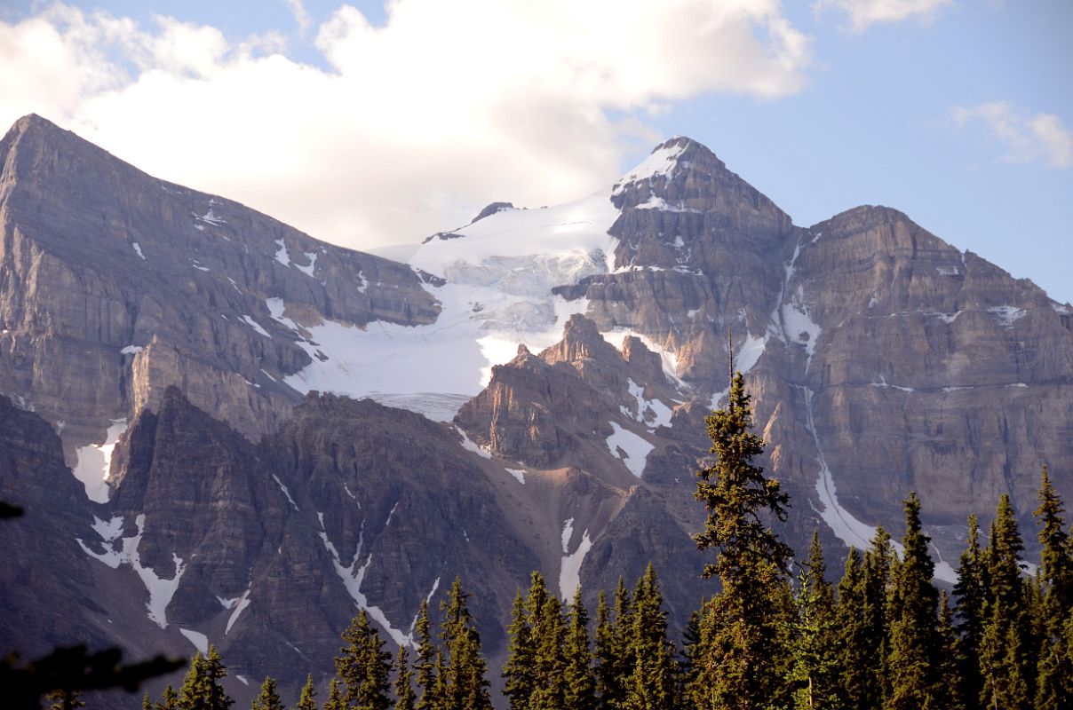 05 Haddo Peak And Mount Aberdeen From Lake Agnes Trail Between Mirror Lake And Lake Agnes At Lake Louise